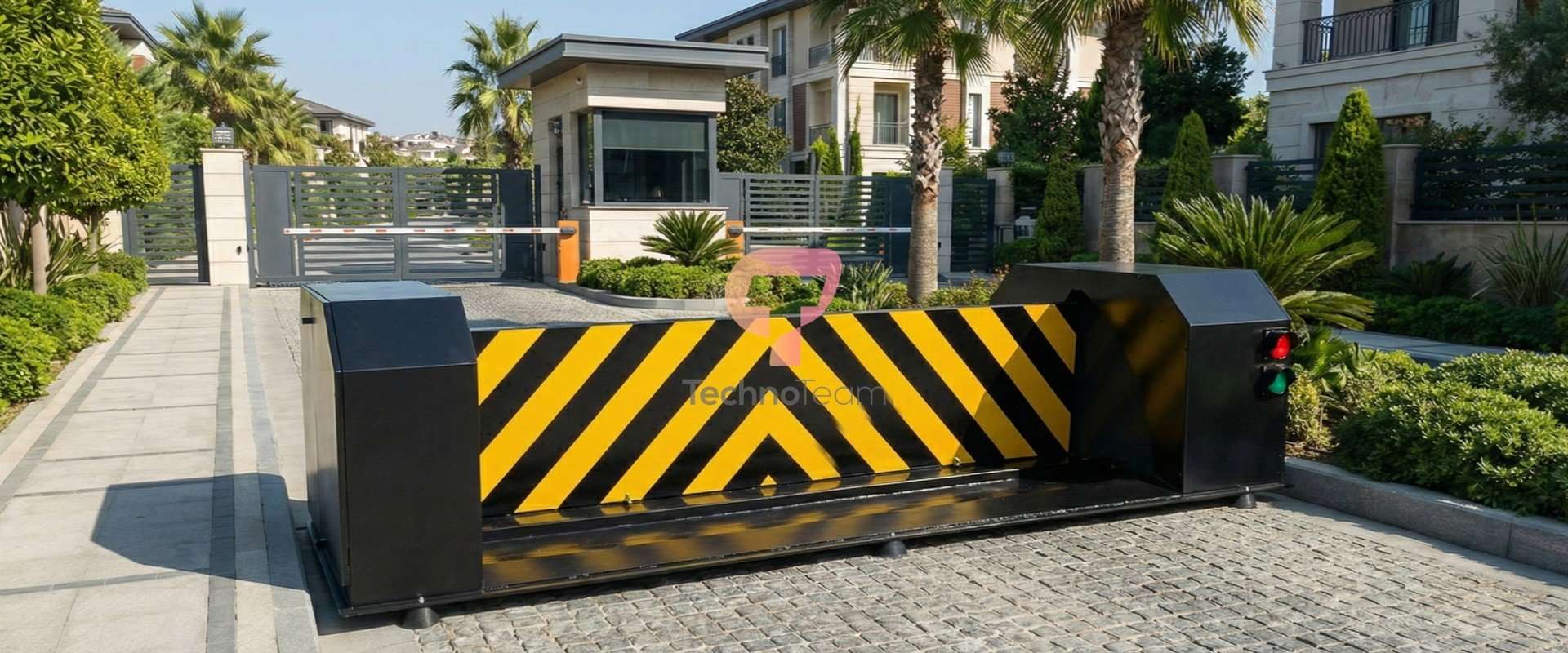 hydraulic road blocker,road blocker,crash tested road blocker,hydraulic bollard,PHYSICAL SECURITY PRODUCTS,turnstiles,swing gate,sliding gate